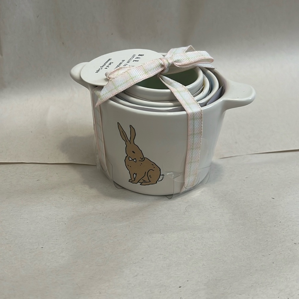 Rae dunn Easter measuring cups. Bunny